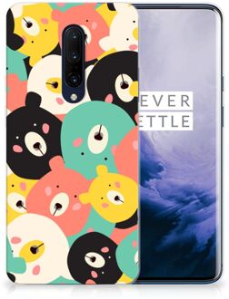 B2Ctelecom OnePlus 7 Pro Telefoonhoesje met Naam Bears