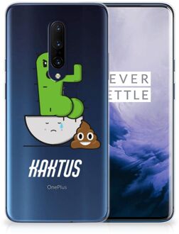 B2Ctelecom OnePlus 7 Pro Telefoonhoesje met Naam Cactus Poo