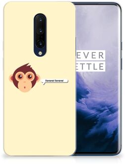 B2Ctelecom OnePlus 7 Pro Telefoonhoesje met Naam Monkey