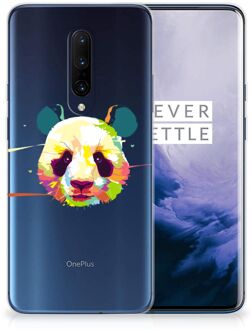 B2Ctelecom OnePlus 7 Pro Telefoonhoesje met Naam Panda Color