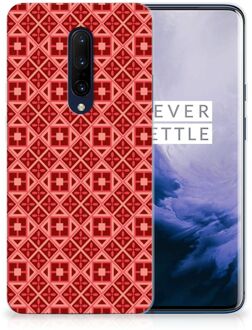 B2Ctelecom OnePlus 7 Pro TPU bumper Batik Red