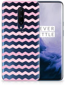 B2Ctelecom OnePlus 7 Pro TPU bumper Waves Roze