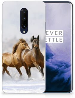 B2Ctelecom OnePlus 7 Pro TPU Hoesje Paarden