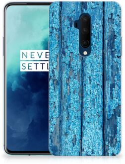 B2Ctelecom OnePlus 7T Pro Bumper Hoesje Blauw Wood