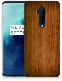 B2Ctelecom OnePlus 7T Pro Bumper Hoesje Donker Hout