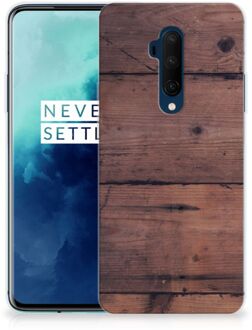 B2Ctelecom OnePlus 7T Pro Bumper Hoesje Old Wood