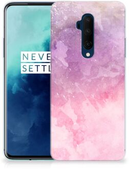 B2Ctelecom OnePlus 7T Pro Hoesje maken Pink Purple Paint