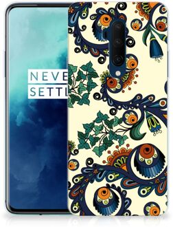 B2Ctelecom OnePlus 7T Pro Siliconen Hoesje Barok Flower