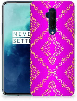 B2Ctelecom OnePlus 7T Pro Siliconen Hoesje Barok Roze