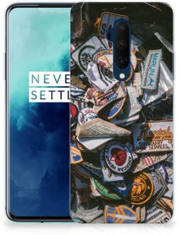 B2Ctelecom OnePlus 7T Pro Siliconen Hoesje met foto Badges