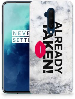 B2Ctelecom OnePlus 7T Pro Siliconen hoesje met naam Already Taken White