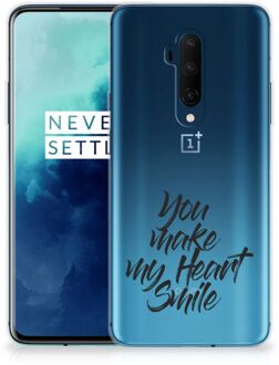 B2Ctelecom OnePlus 7T Pro Siliconen hoesje met naam Heart Smile