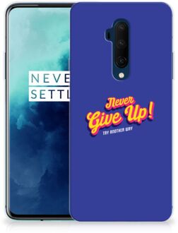 B2Ctelecom OnePlus 7T Pro Siliconen hoesje met naam Never Give Up