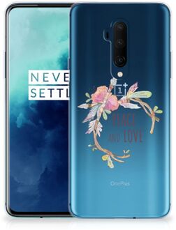 B2Ctelecom OnePlus 7T Pro Telefoonhoesje met Naam Boho Text