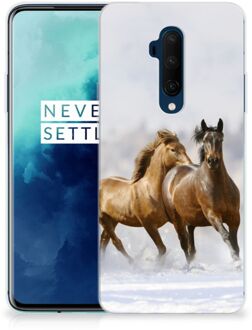 B2Ctelecom OnePlus 7T Pro TPU Hoesje Paarden