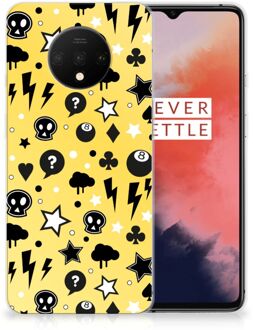 B2Ctelecom OnePlus 7T Silicone Back Case Punk Yellow