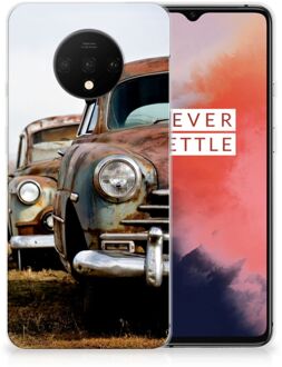 B2Ctelecom OnePlus 7T Siliconen Hoesje met foto Vintage Auto