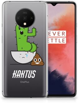 B2Ctelecom OnePlus 7T Telefoonhoesje met Naam Cactus Poo