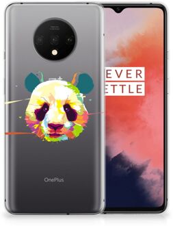 B2Ctelecom OnePlus 7T Telefoonhoesje met Naam Panda Color