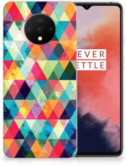 B2Ctelecom OnePlus 7T TPU bumper Geruit