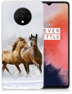 B2Ctelecom OnePlus 7T TPU Hoesje Paarden