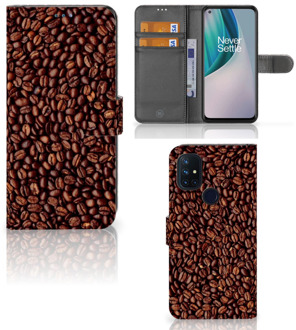 B2Ctelecom OnePlus Nord N10 Smartphone Hoesje Koffiebonen