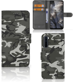 B2Ctelecom OnePlus Nord Telefoon Hoesje Cadeau voor hem Army Light