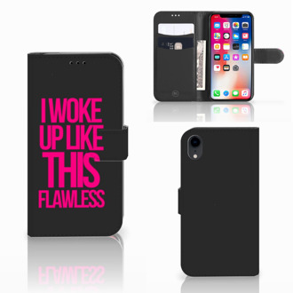 B2Ctelecom Portemonnee hoesje iPhone XR Woke Up