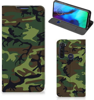 B2Ctelecom Portemonnee hoesje Motorola Moto G Pro Telefoonhoesje Army Dark