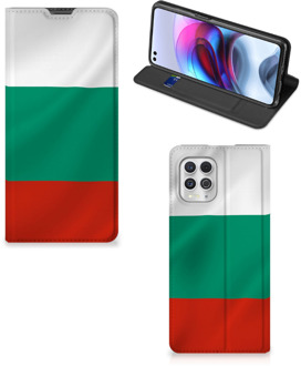 B2Ctelecom Portemonnee hoesje Motorola Moto G100 Bookcase Bulgaarse Vlag