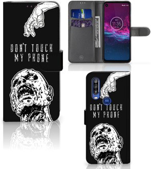 B2Ctelecom Portemonnee Hoesje Motorola One Action Zombie