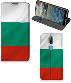 B2Ctelecom Portemonnee hoesje Nokia 2.4 Bookcase Bulgaarse Vlag