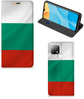 B2Ctelecom Portemonnee hoesje OPPO A15 Bookcase Bulgaarse Vlag