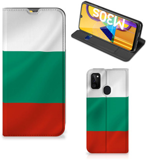 B2Ctelecom Portemonnee hoesje Samsung Galaxy M21 Bookcase Bulgaarse Vlag