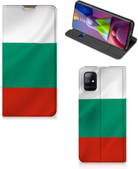 B2Ctelecom Portemonnee hoesje Samsung Galaxy M51 Bookcase Bulgaarse Vlag