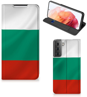 B2Ctelecom Portemonnee hoesje Samsung Galaxy S21 Bookcase Bulgaarse Vlag