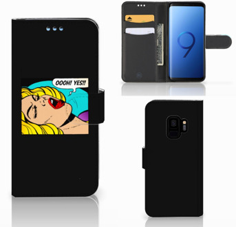 B2Ctelecom Portemonnee Hoesje Samsung Galaxy S9 Popart Oh Yes