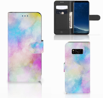 B2Ctelecom Portemonnee hoesje Samsung S8 Watercolor Light