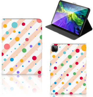 B2Ctelecom Print Case iPad Pro 11 (2020) Hoes met Magneetsluiting Dots