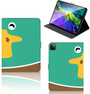 B2Ctelecom Print Case iPad Pro 11 (2020) Hoesje met Standaard Duck