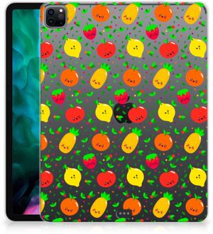 B2Ctelecom Print Case iPad Pro 12.9 (2020) | iPad Pro 12.9 (2021) Hoesje Ontwerpen Fruits met doorzichte zijkanten