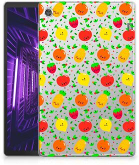 B2Ctelecom Print Case Lenovo Tab M10 Plus Hoesje Ontwerpen Fruits met doorzichte zijkanten