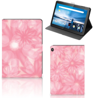 B2Ctelecom Print Case Lenovo Tablet M10 Hoesje met Magneetsluiting Lente Bloemen