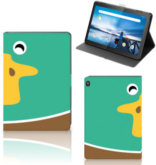 B2Ctelecom Print Case Lenovo Tablet M10 Hoesje met Standaard Duck