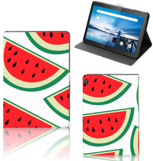 B2Ctelecom Print Case Lenovo Tablet M10 Tablet Hoes met Magneetsluiting Watermelons