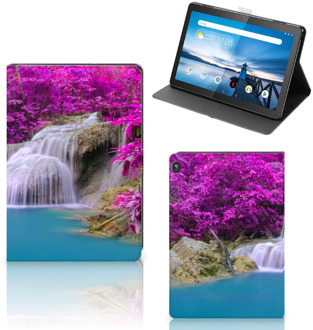 B2Ctelecom Print Case Lenovo Tablet M10 Tablet Hoes met Standaard Waterval