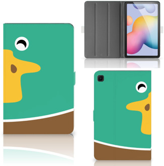 B2Ctelecom Print Case Samsung Galaxy Tab S6 Lite Hoesje met Standaard Duck