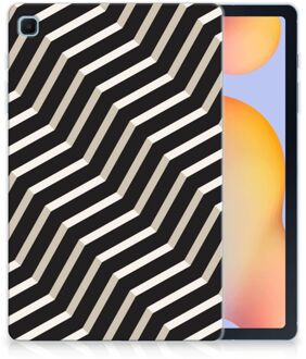 B2Ctelecom Print Case Samsung Galaxy Tab S6 Lite Siliconen Cover Illusion met doorzichte zijkanten