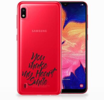 B2Ctelecom Samsung A10 TPU Silicone Backcase Design Heart Smile