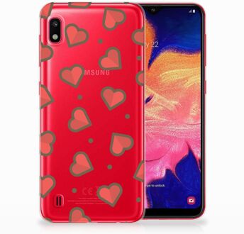 B2Ctelecom Samsung A10 TPU Silicone Backcase Design Hearts